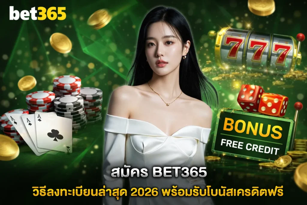 สมัคร BET365 วิธีลงทะเบียนล่าสุด 2026 พร้อมรับโบนัสเครดิตฟรี